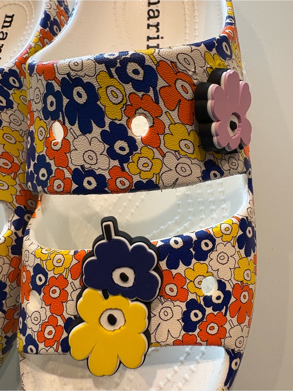 Crocs Colab W/Marimekko Slides Sandals, 7 - Picture 3 of 11